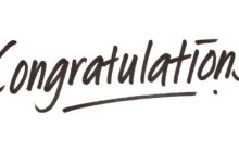 Announcement of employee award