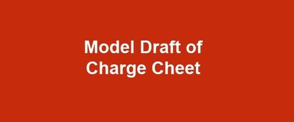 Charge Sheet Format