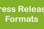 Sample format for press release - new product